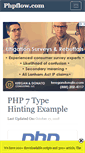 Mobile Screenshot of phpflow.com