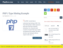 Tablet Screenshot of phpflow.com